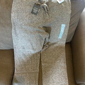 Gray Knit Joggers